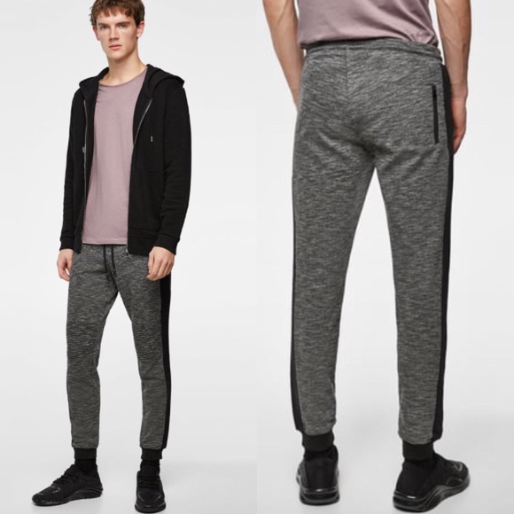 Zara | Pants | Zara Man Melange Gray 